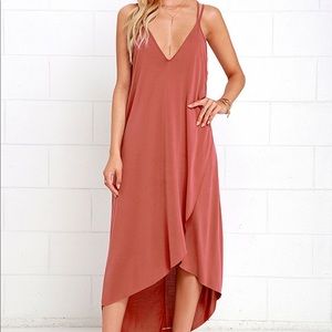 Blush High-Low Dress